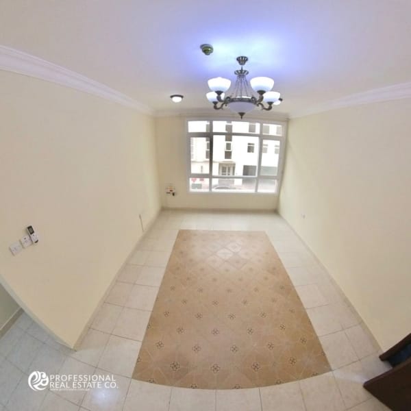 Living Area in 2BHK apartment, Muntazah, Doha