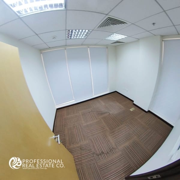 Fourth small office room in an unfurnished office space in Bin Mahmoud, perfect for private workstations or small team setups