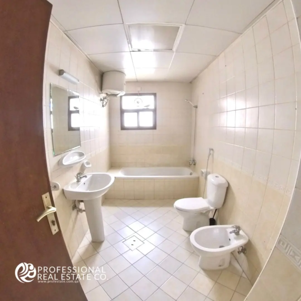 Bathroom in the unfurnished 2 BHK apartment in najma