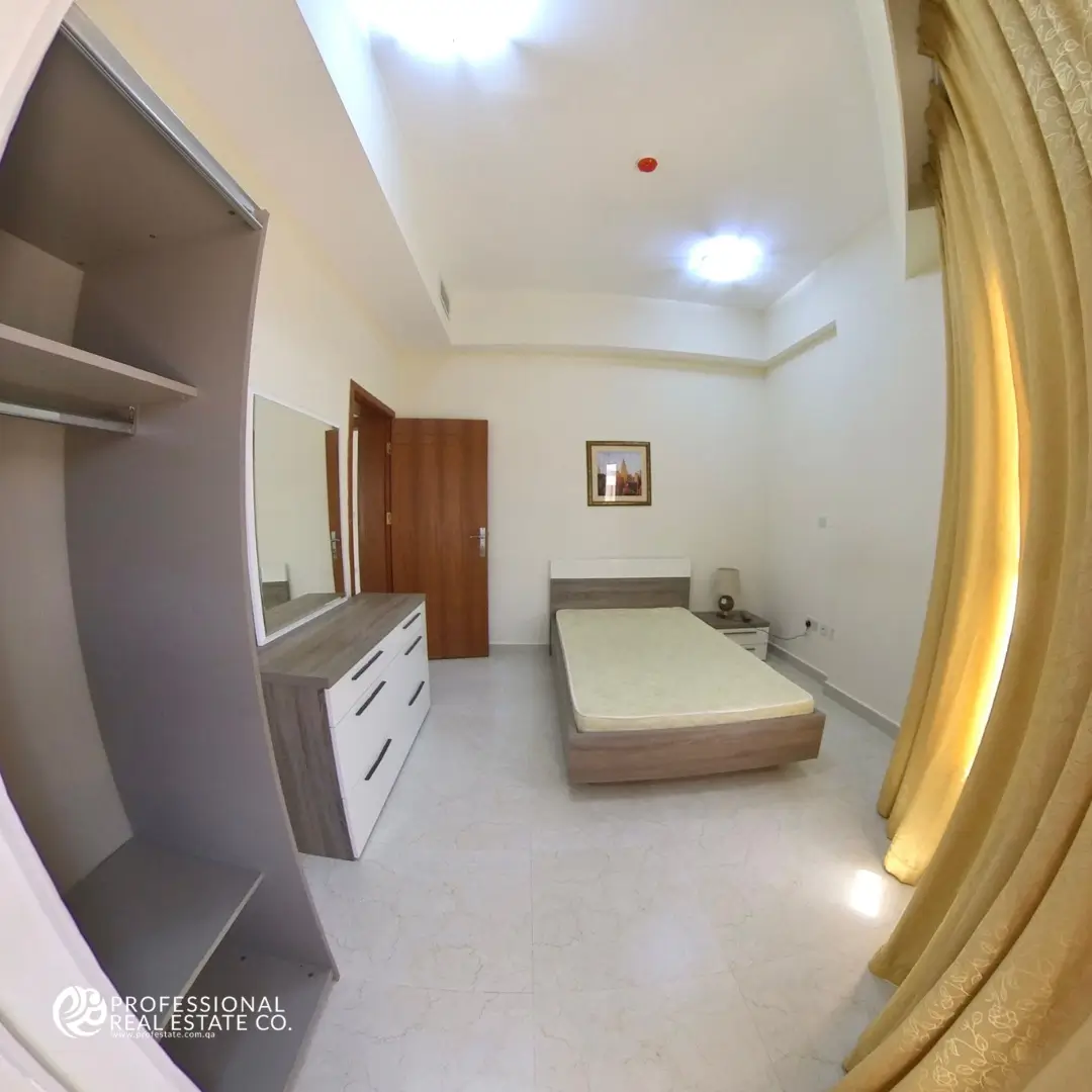 Spacious fully furnished bedroom in 3 BHK apartment for rent in Muntazah, Doha – Modern and cozy