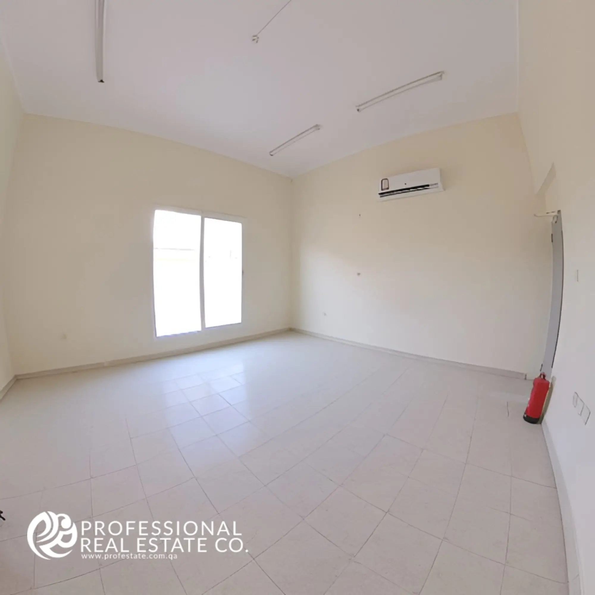 Spacious Bedroom 5 in Unfurnished 6 BHK Standalone Villa in Umm Lekhba – Bright, Versatile Space Ready for Personalization.